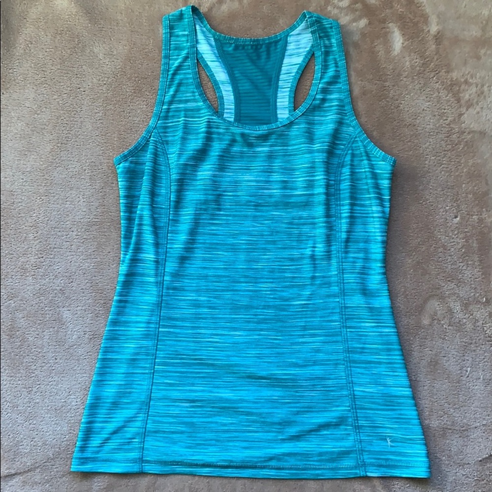 Woman’s Teal Razorback Tank